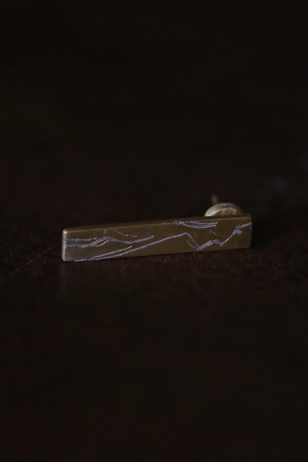 Parts of Four Flat Earrings (34mm) 1035-6-AGA PPOF6